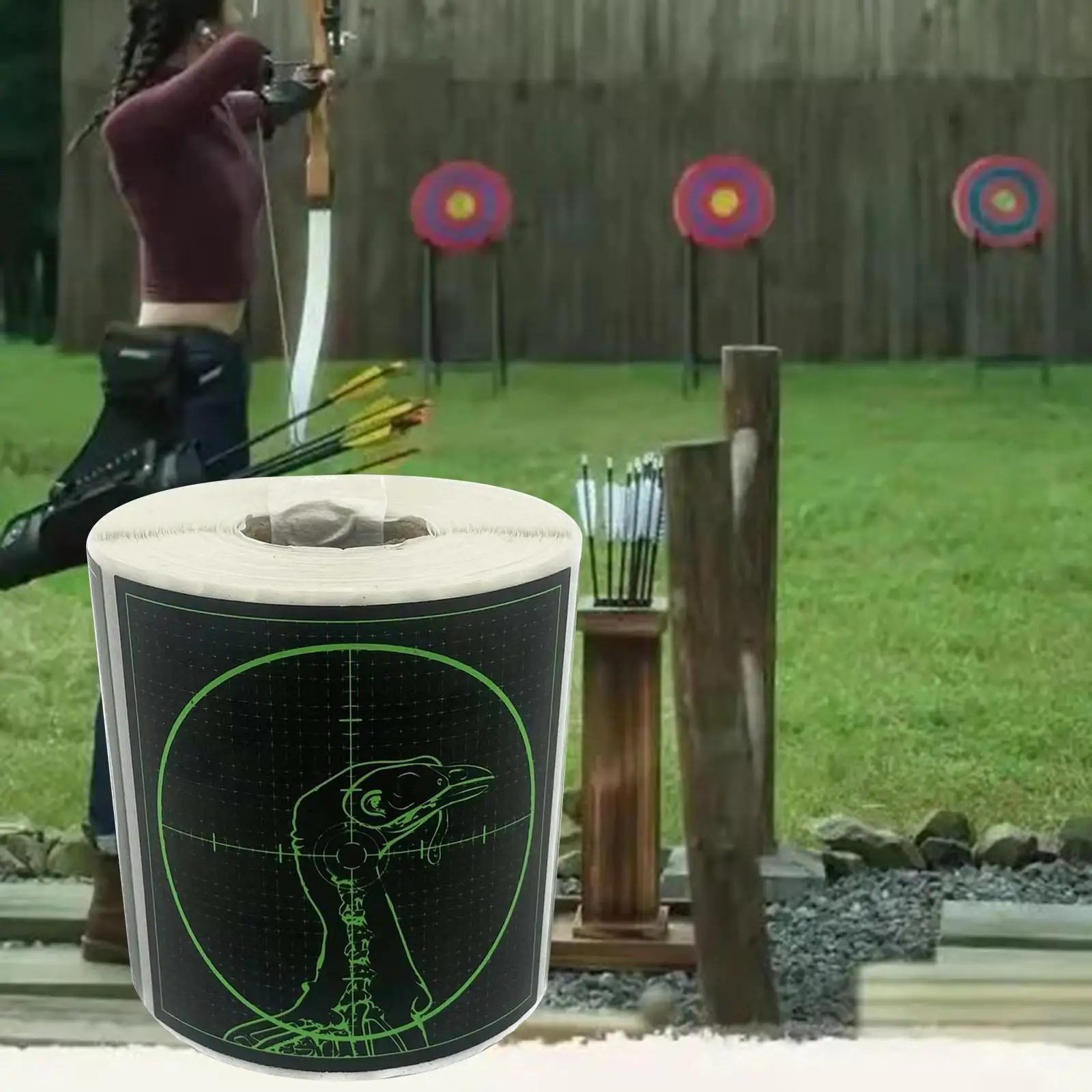 1Pc Shooting Targets Hunting Yard Paper Targets Splatter Reactive Targets