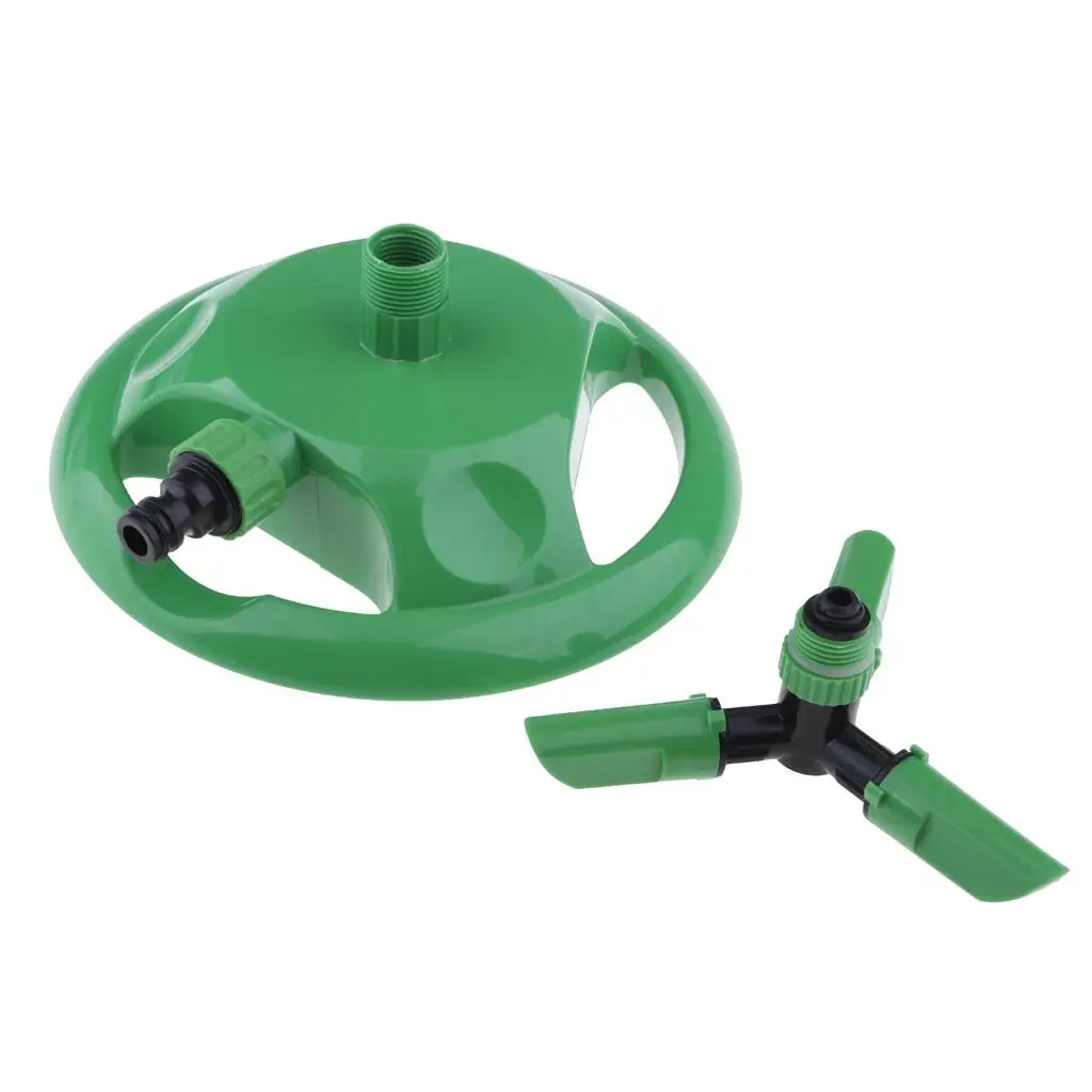 Garden Automatic Watering Nozzle 3  360 Deg Rotating Lawn Sprinkler