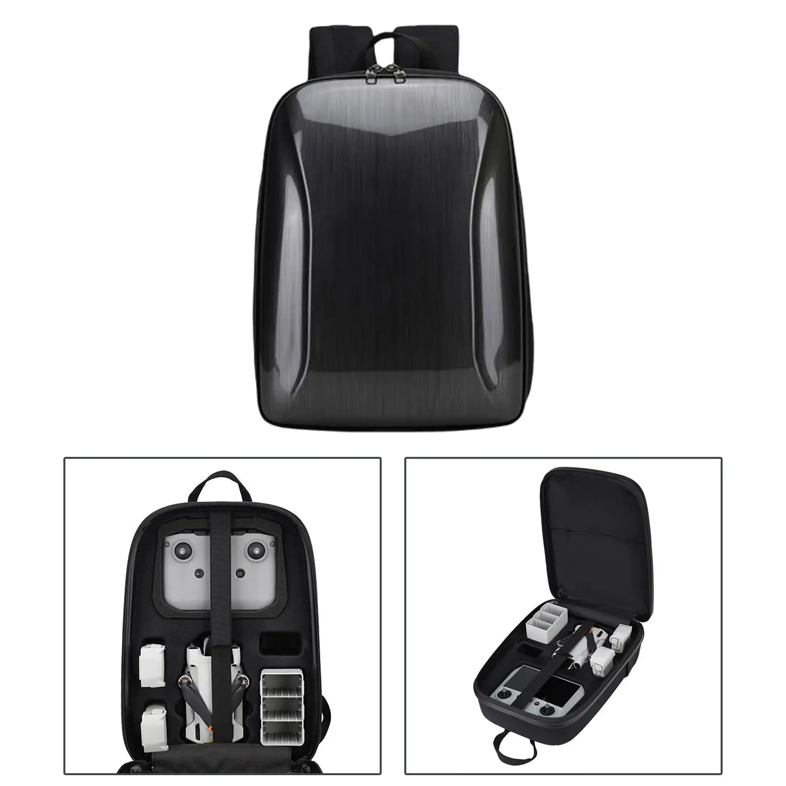 Water Resistant Drone Backpack Large Capacity Hard Box Adjustable Shoulder Strap Drone Case for DJI Mini 3 Pro RC Quadcopters