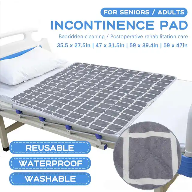 Bedwetting Incontinence Pads For Seniors Adults Washable - Temu