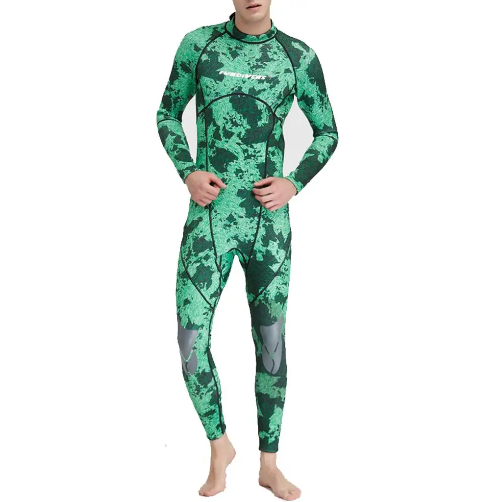 Men`s 3 Zip Full Wetsuit,  Keep Warm Scuba Diving Suit Snorkeling Swimming Jumpsuit - Select Sizes