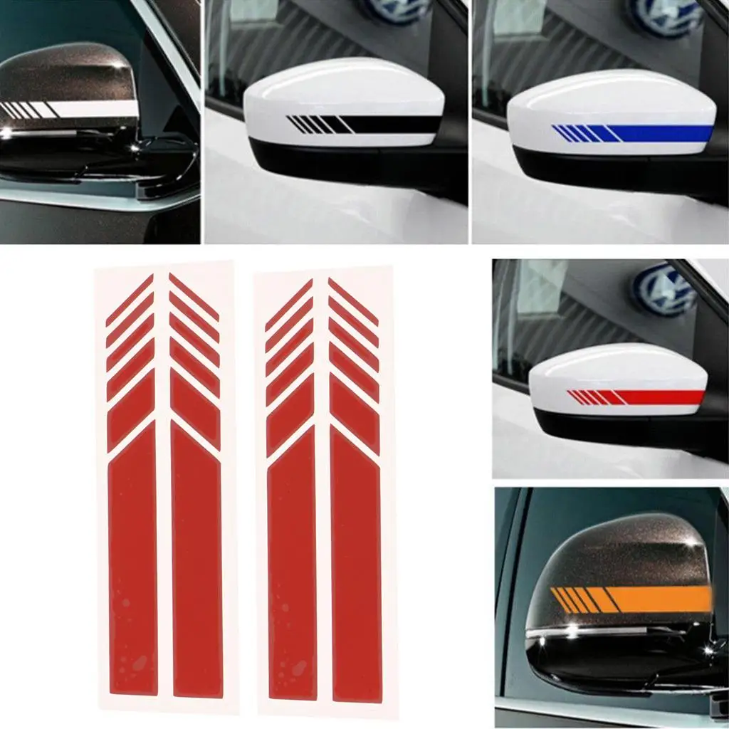 4   Stickers Decor DIY Car Body Sticker Side Decal Stripe Decals  Graphic,6.0*0.79Inch