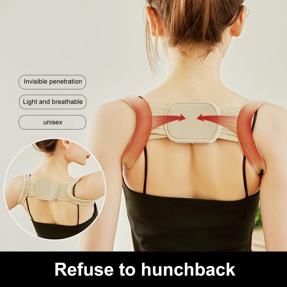 Description Picture 3 of itemBack Posture Correction Belt Hunchback Prevention Clavicle Back Support Gym Yoga Pain Relief Posture Corrector Chest Support