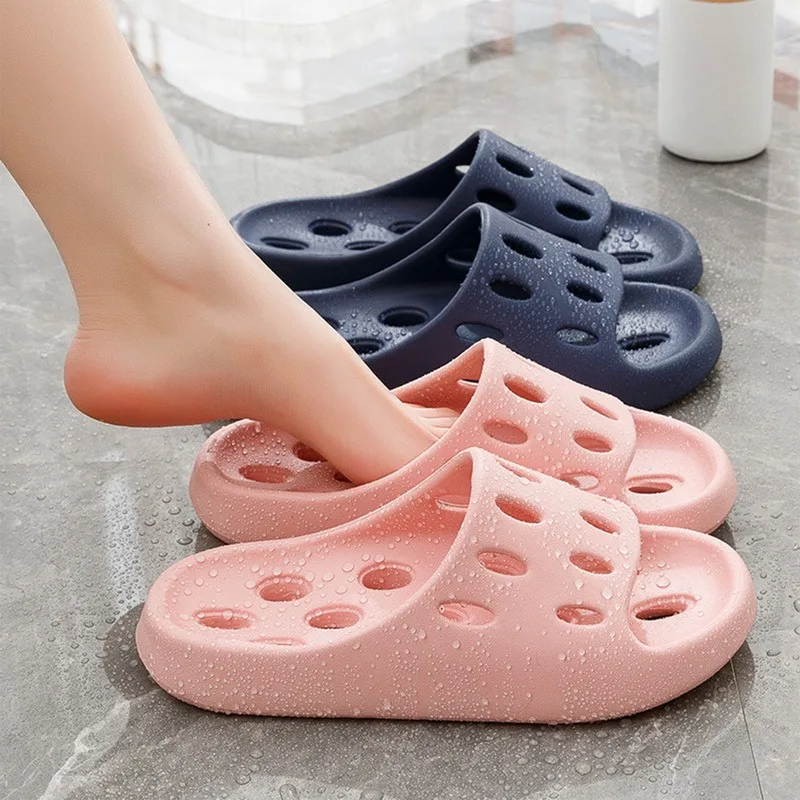 Title 18, Summer Men Shower Slippers Slides Bathroom Leak...