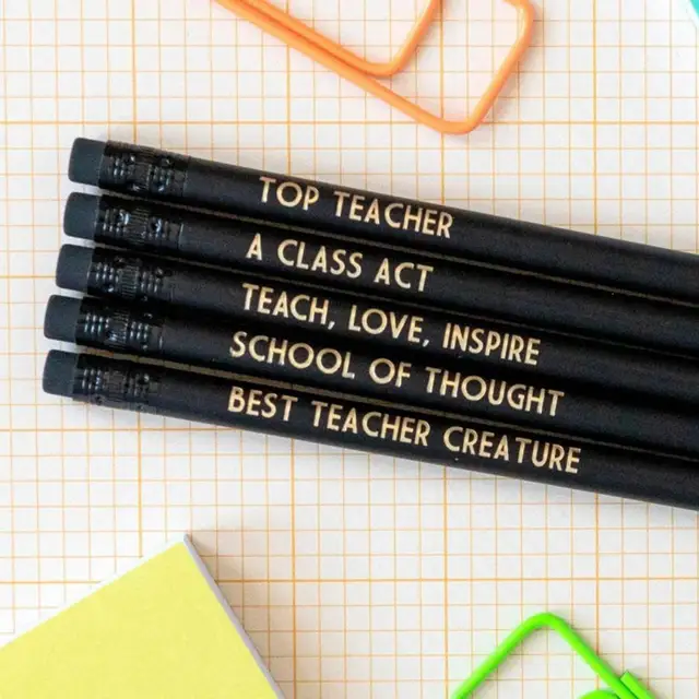 Honrane Funny Pencils Set for Architect - 5Pcs Black Stationery with Cheeky  Slogan, Adult Pun HB Pencils for Students, Employees