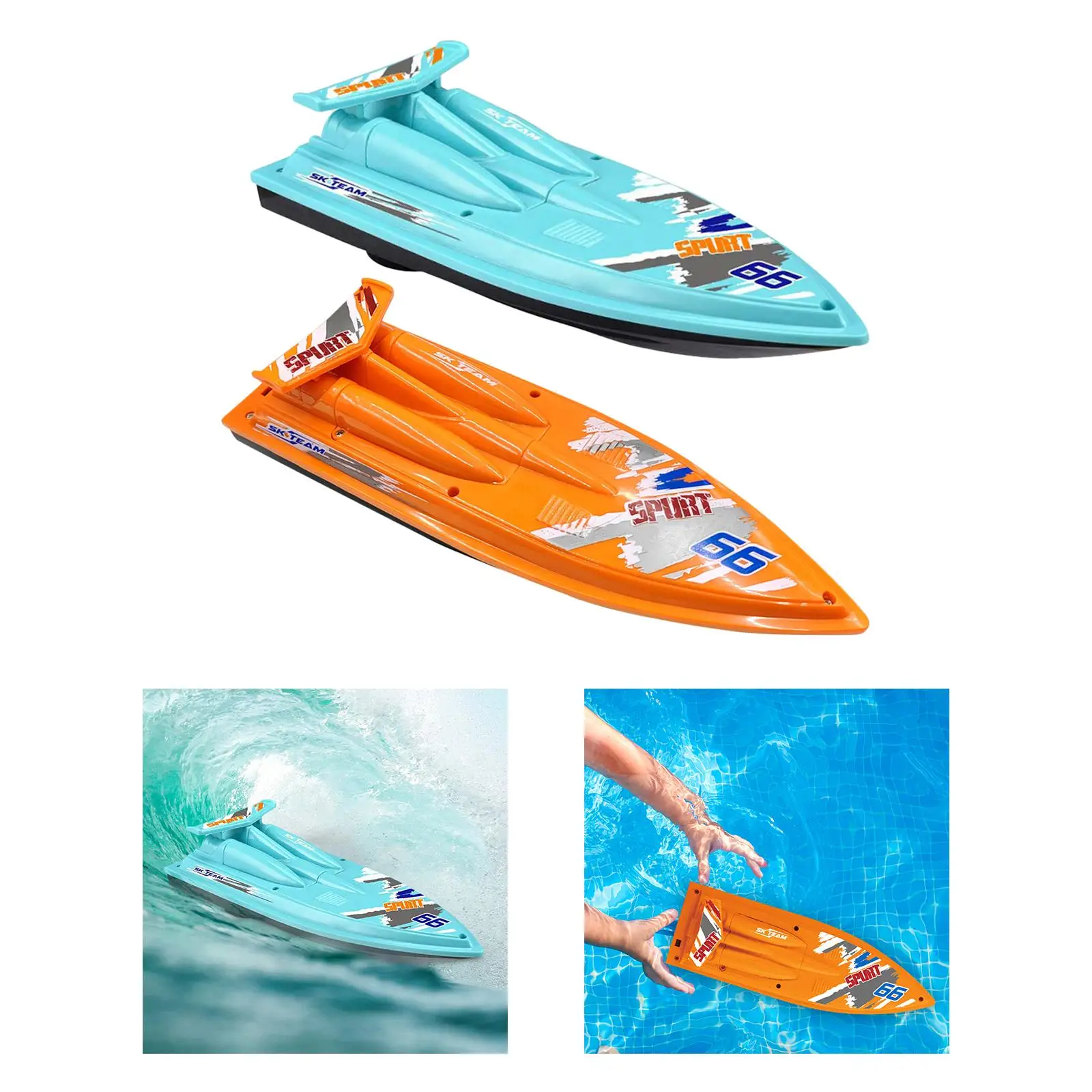Bath Boat Toy Water Toy Water Playing Fun Bathtub Bath Toy Floating Boat Bath Toy Speed Boat for Kids Birthday Gift Party Favors