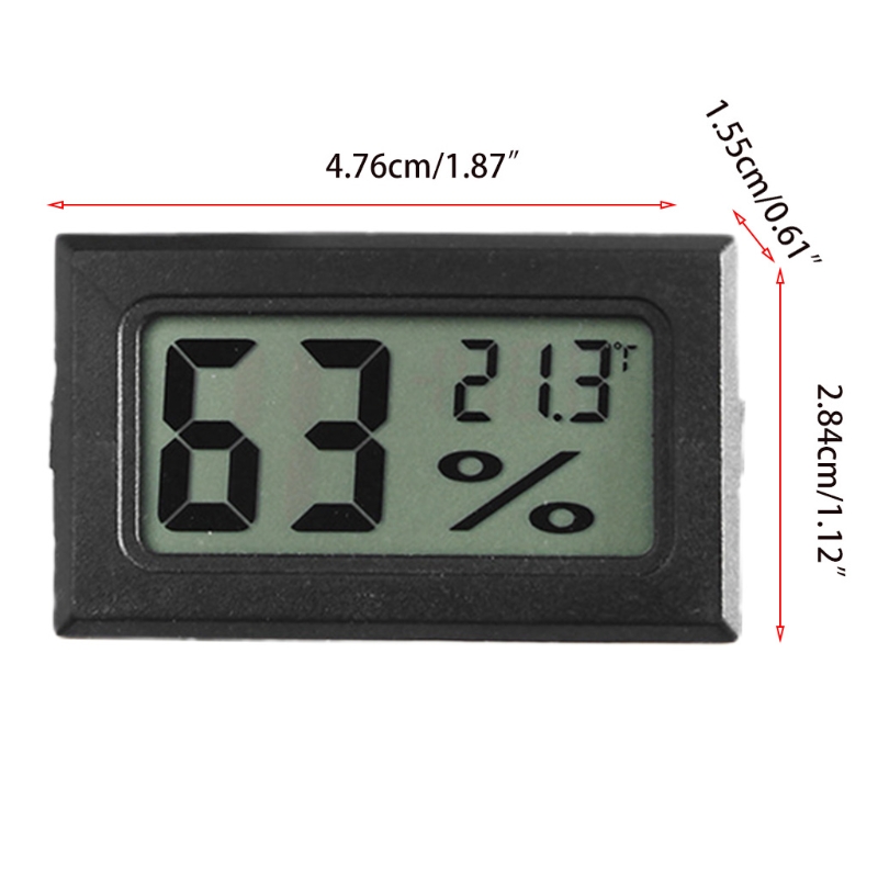 Thermomètre numérique Mini LCD affichage mètre réf... - Grandado Thermomètre numérique Mini LCD affichage mètre réf... - Grandado
