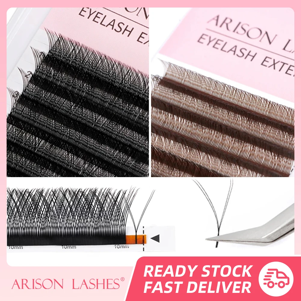 Best of ARISON YY Lashes Black Brown Soft Invividual Eyelashes Y Shape Volume Eyelash Extension Double Tip Eye Lash Cilios YY Wholesale Reviews & Tips