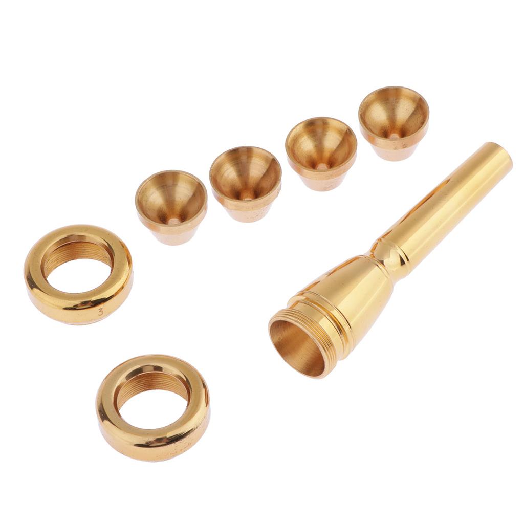  2C 3C 2B 3B Mouthpiece for Bb Trumpet Plated A