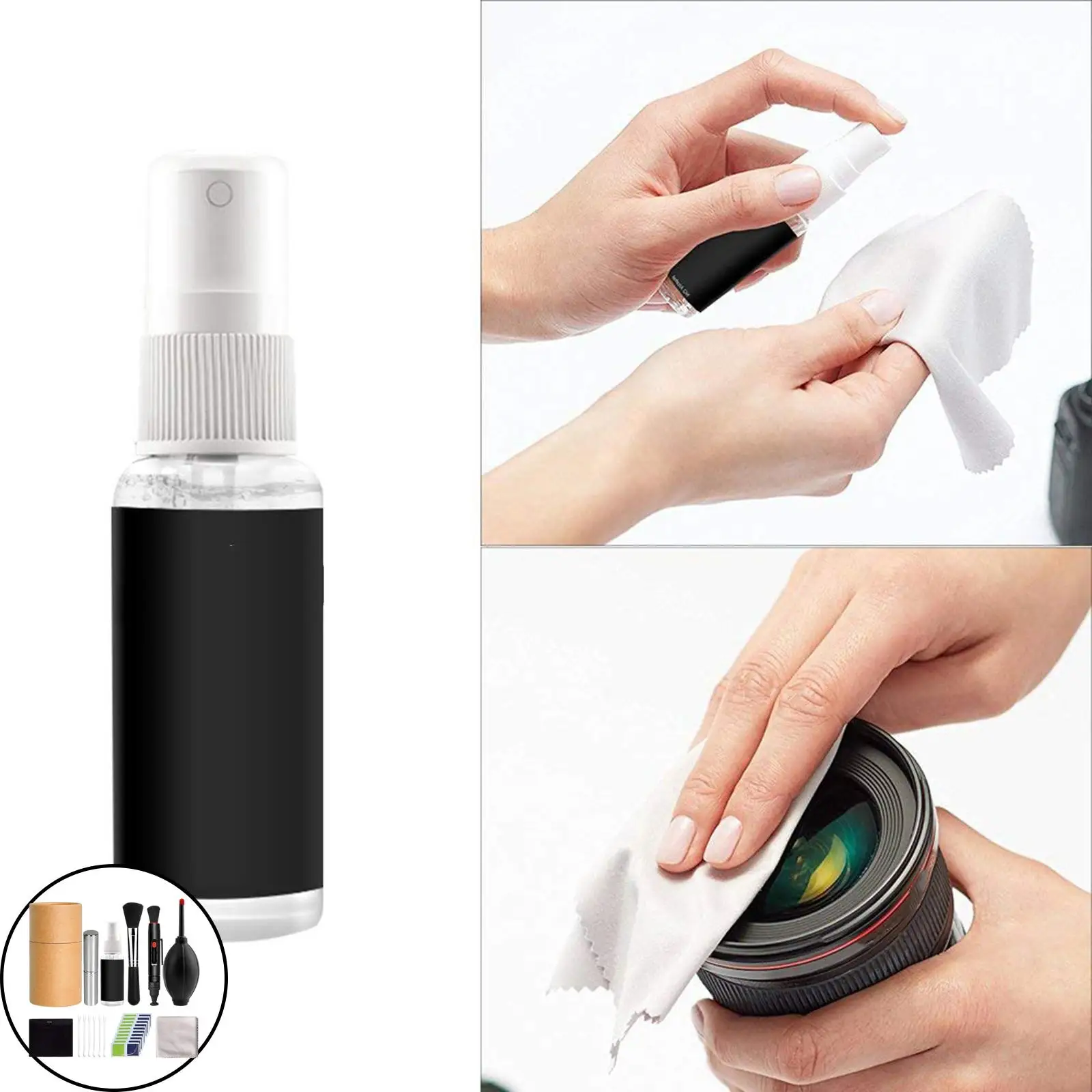 Photo Full  Camera Cleaning w/ Sensor Cleaning Swabs Lens  Cleaning Cloth for Camera Lens, Cleaning  Accessories