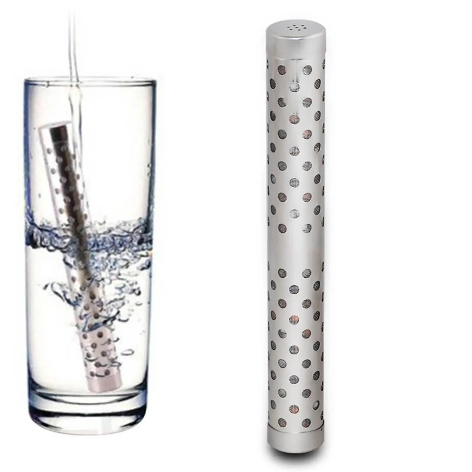 Water Ionizer Stick Portable Health Supplies Hydrogen Mineral Purifier Small Stainless Alkaline Hydrogen Travel