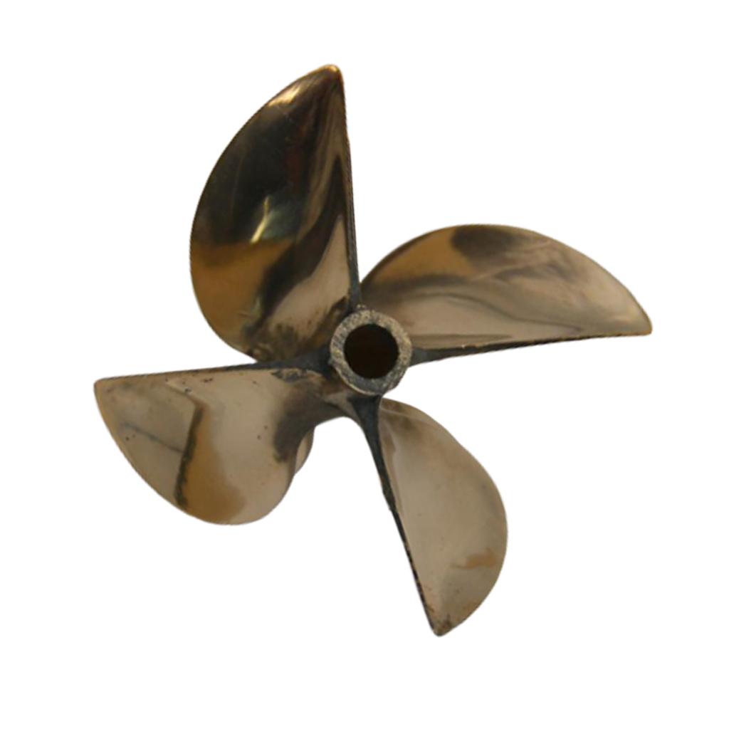 2x RC Boats 6717 4-Blade Propeller 26cc 67mm OD for 6.35mm 1/4
