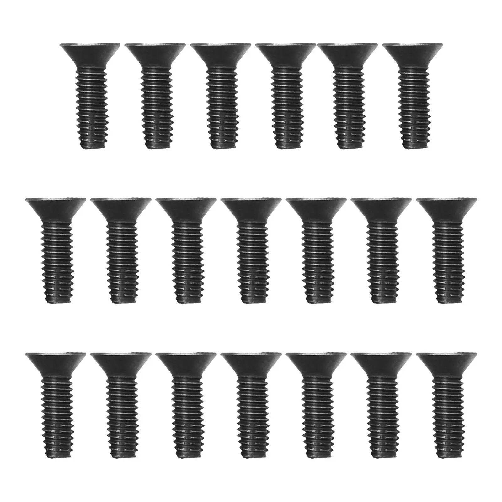 20 Pieces Hinge Screws Bolts Car Supplies Vehicle Parts Iron Tailgate Screws for Wranglers Yj TJ Car Doors Soft Top