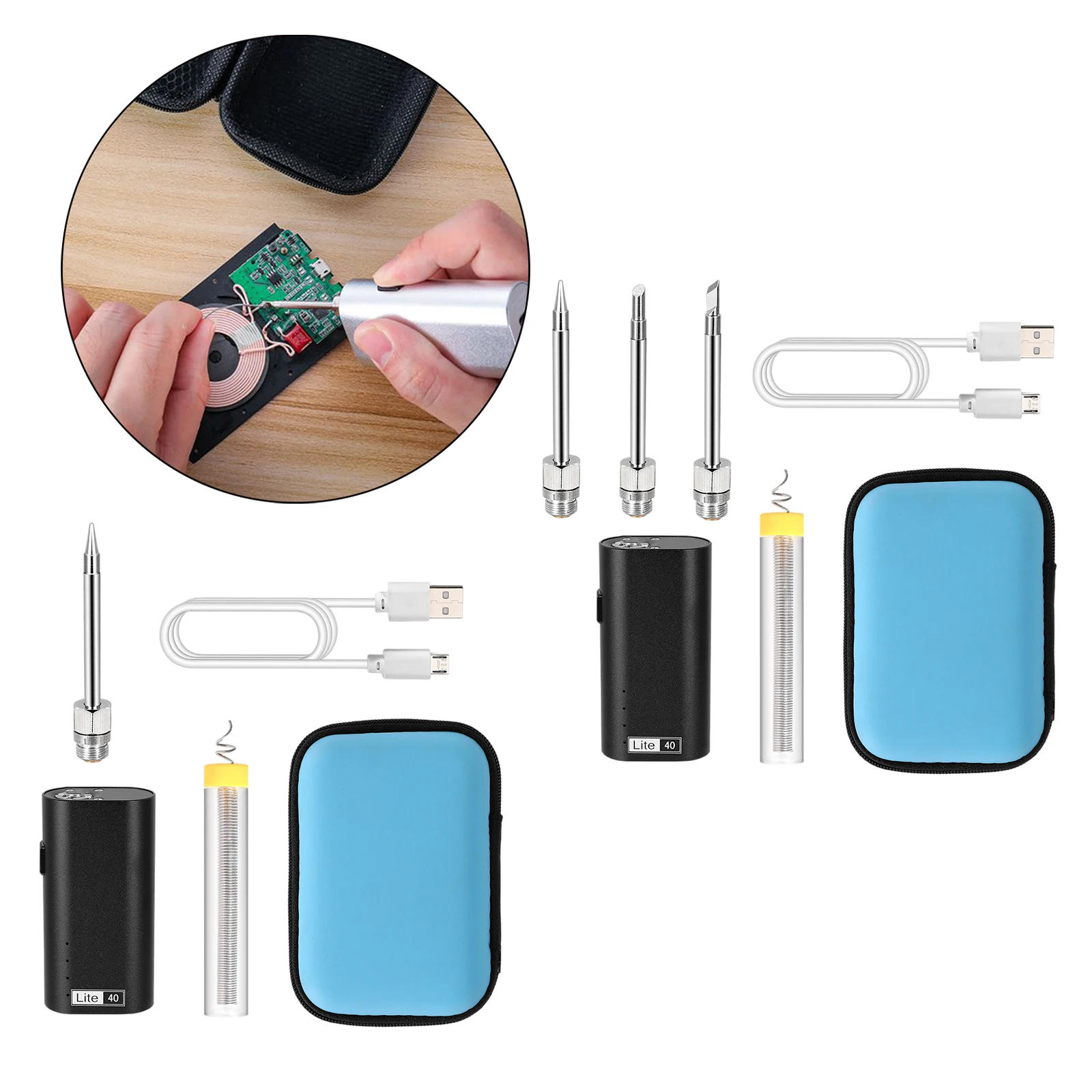 Wireless Soldering Iron Welding Tool USB Soldering Iron for RC Toy