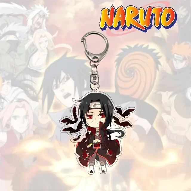 Universal - Naruto Uchiha Mustela Anime Porte-clés Pendentif Porte-clés en  métal Cadeau de Noël - Porte-manteau, patère - Rue du Commerce
