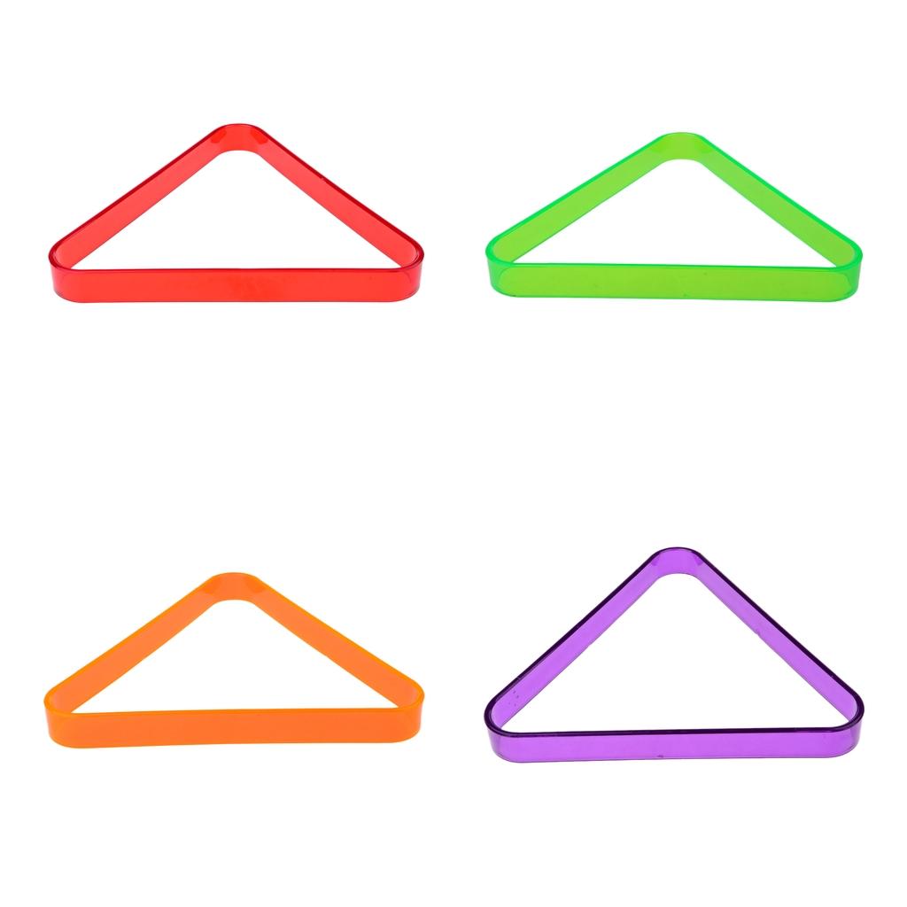 Plastic 8-Ball Billiard / Pool Table Triangle Rack Provides a Durable and Stylish Addition to Your Game Room Plastic 8-Ball Billiard / Pool Table Triangle Rack Provides a Durable and Stylish Addition to Your Game Room