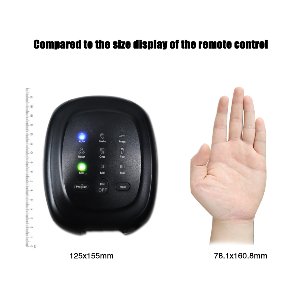 Loftkompressioun Beenmassager Entspannt Muskelen Wraps Fouss Knöchel Wademassage Hine Fërdert d'Blutzirkulatioun Lindert Péng_voghion.com