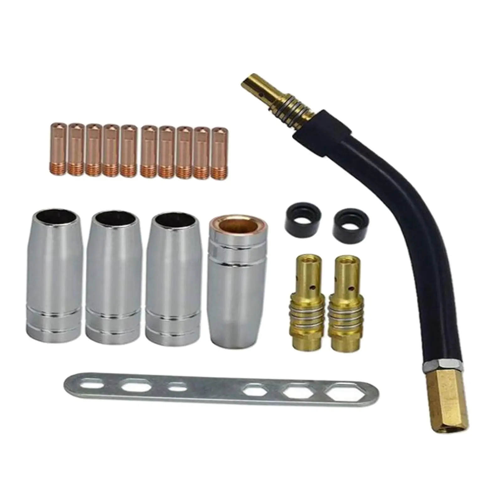 MB15AK MIG Welding Torchs Nozzles Welding GunFitting Kit Connecting Rod for Home