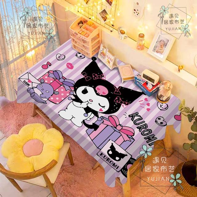 Hello Kitty Table Cloth Tablecloth  Hello Kitty Bedroom Decor Cute - Table  Cloth - Aliexpress