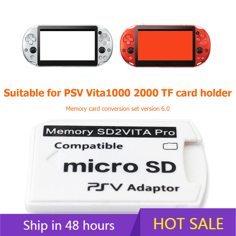 adaptateur de carte de jeu micro sd pour ps carte mémoire système henkaku psv lot de pièces