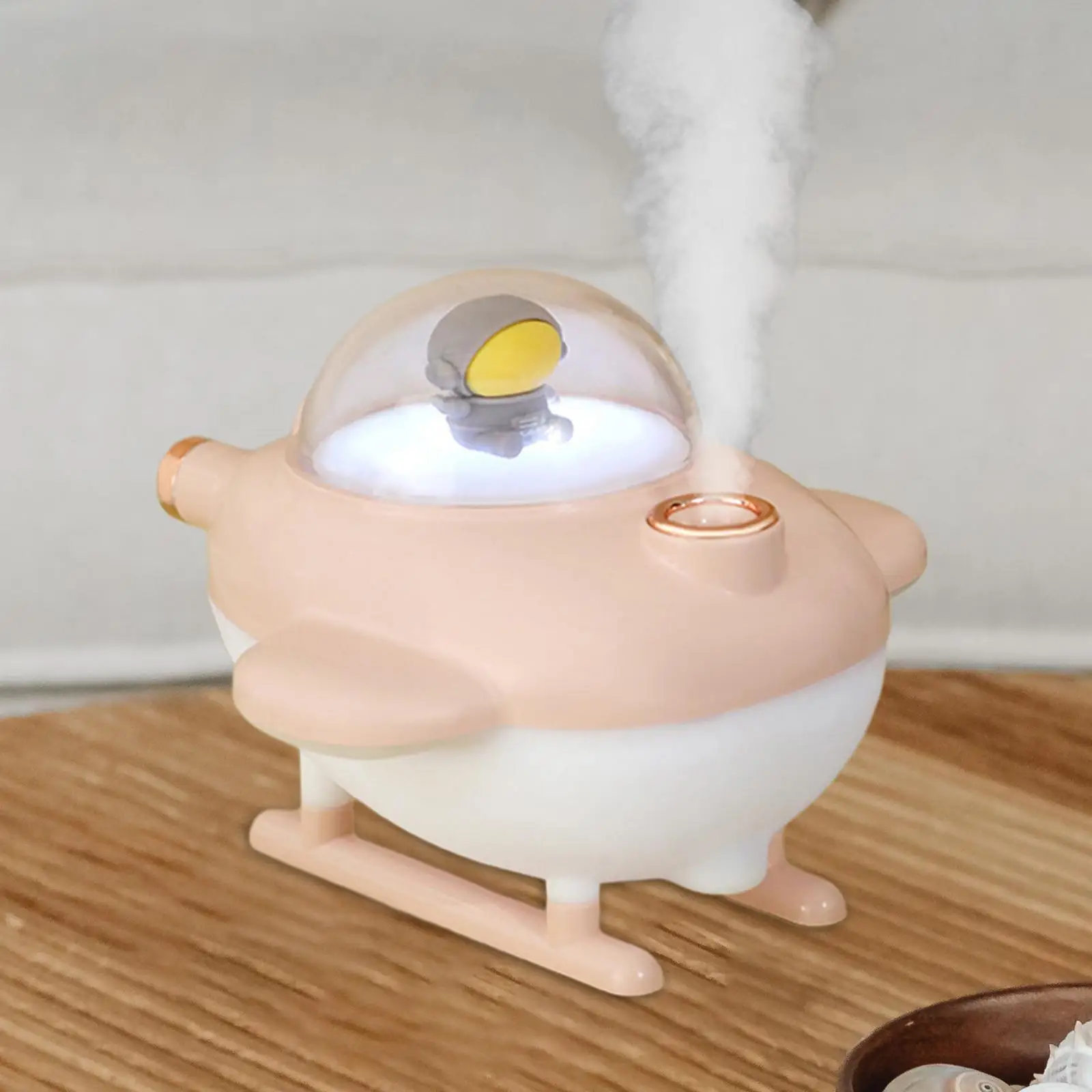 Air Humidifier Essential Oil Diffuser 220ml Colorful Light Lamp for Baby Room Yoga Bedroom Desktop Living Room