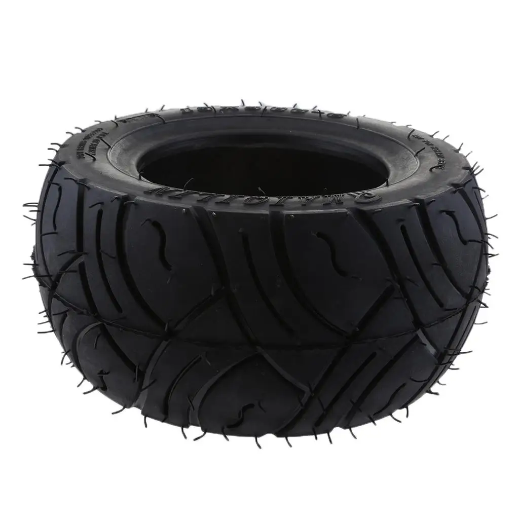 Black Rubber 13x5.00-6 Inch Rubber Tread Tire for Folding Bike Scooters Quad Dirt Bike Wheels Motorcycle Accessories