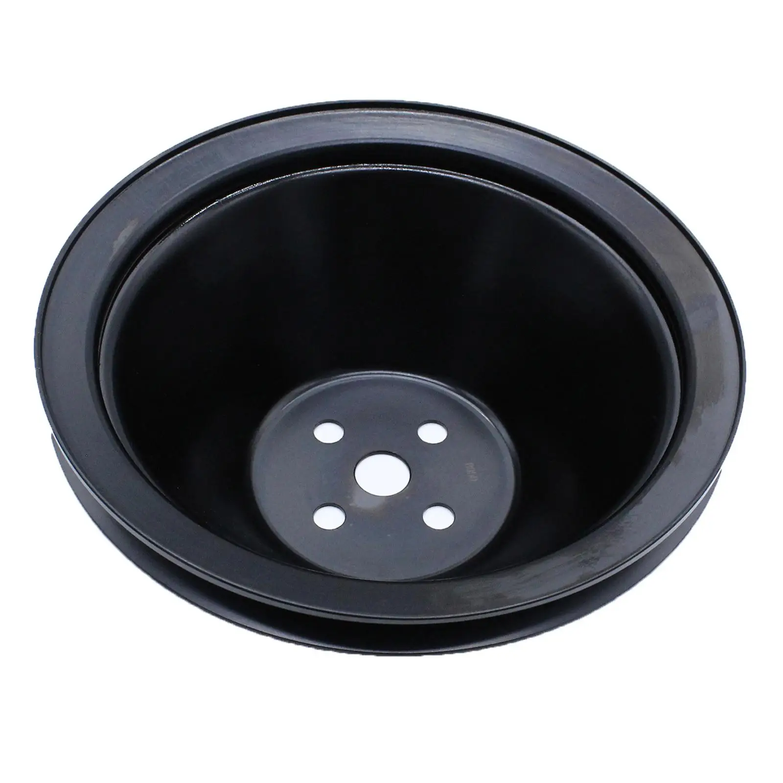 Short Water Pump Pulley  Groove Steel Replacement Black Swp Fit for  Sbc 267 305 400 Small 8 Gen 6./ 400 Ci