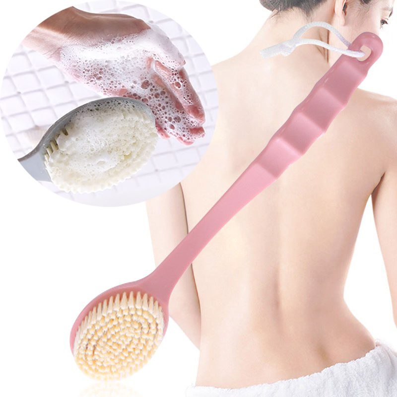 Best of Long Handle Bath Brush Exfoliating Back Massage Shower SPA Foam Bathroom Accessories Soft Sponge Scrubber Body Cleansing Brushes Reviews & Tips