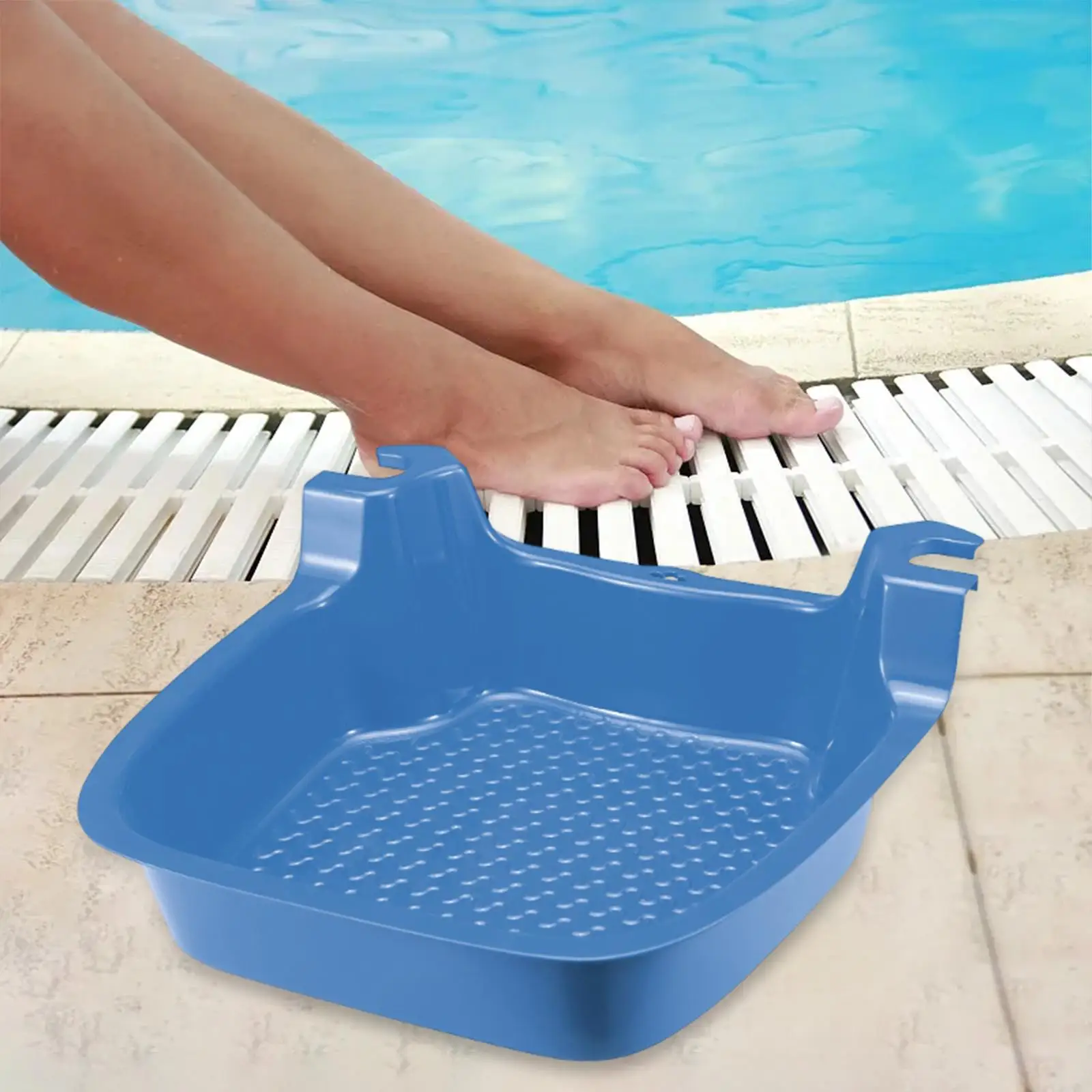Pool Foot Bath Extra Large High Quality Portable Sturdy Swimming Pool Foot Wash Basin for Swimming Pool Clean Feet SPA Adult