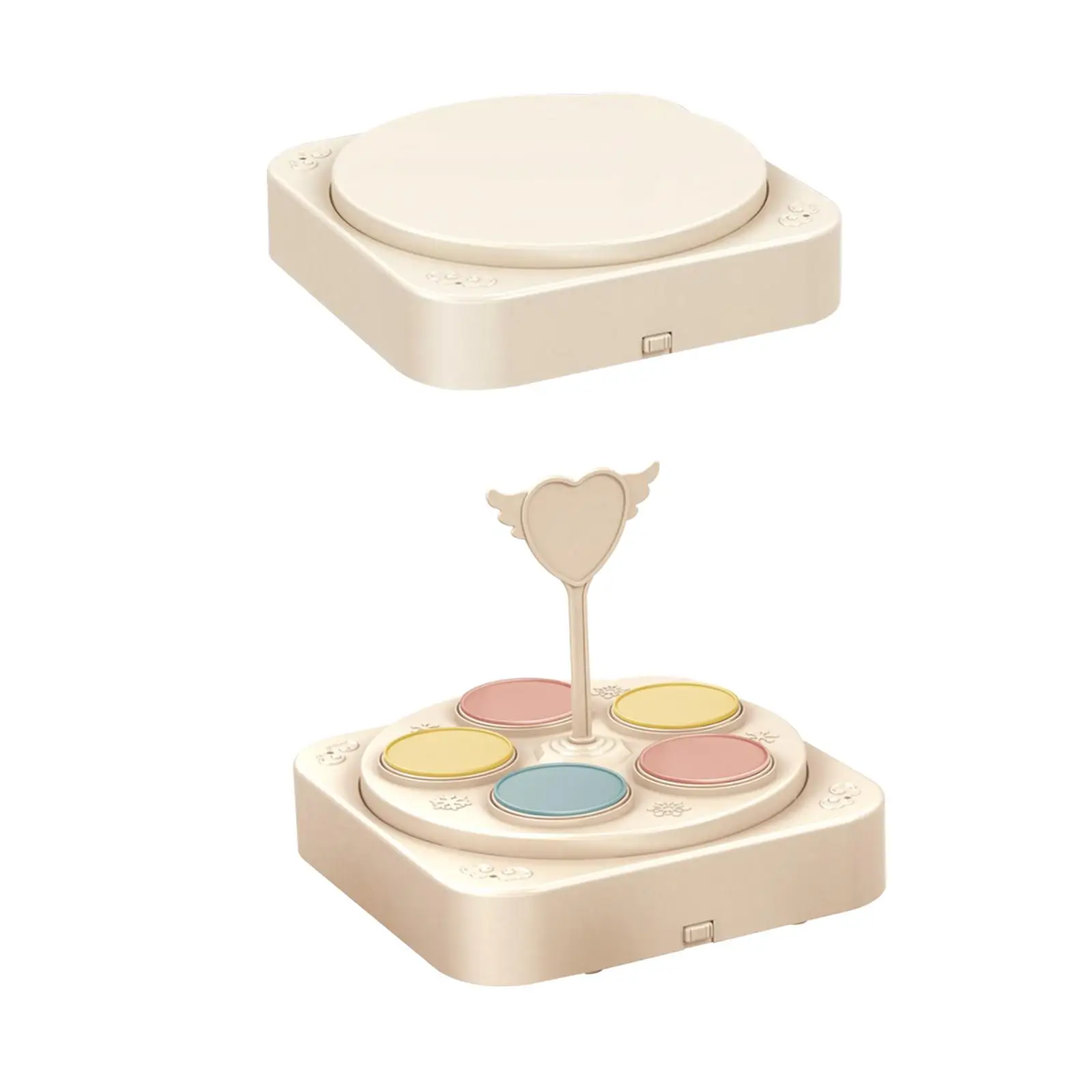 Rotary Baking Display Tray Cake Stand with Music Cake turnable for Gift Baking Wedding