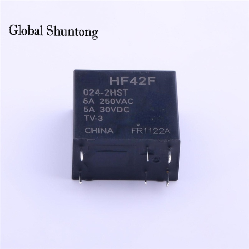 HF42F 024-2HST, 24V DC, 5A 250VAC, 30VDC,