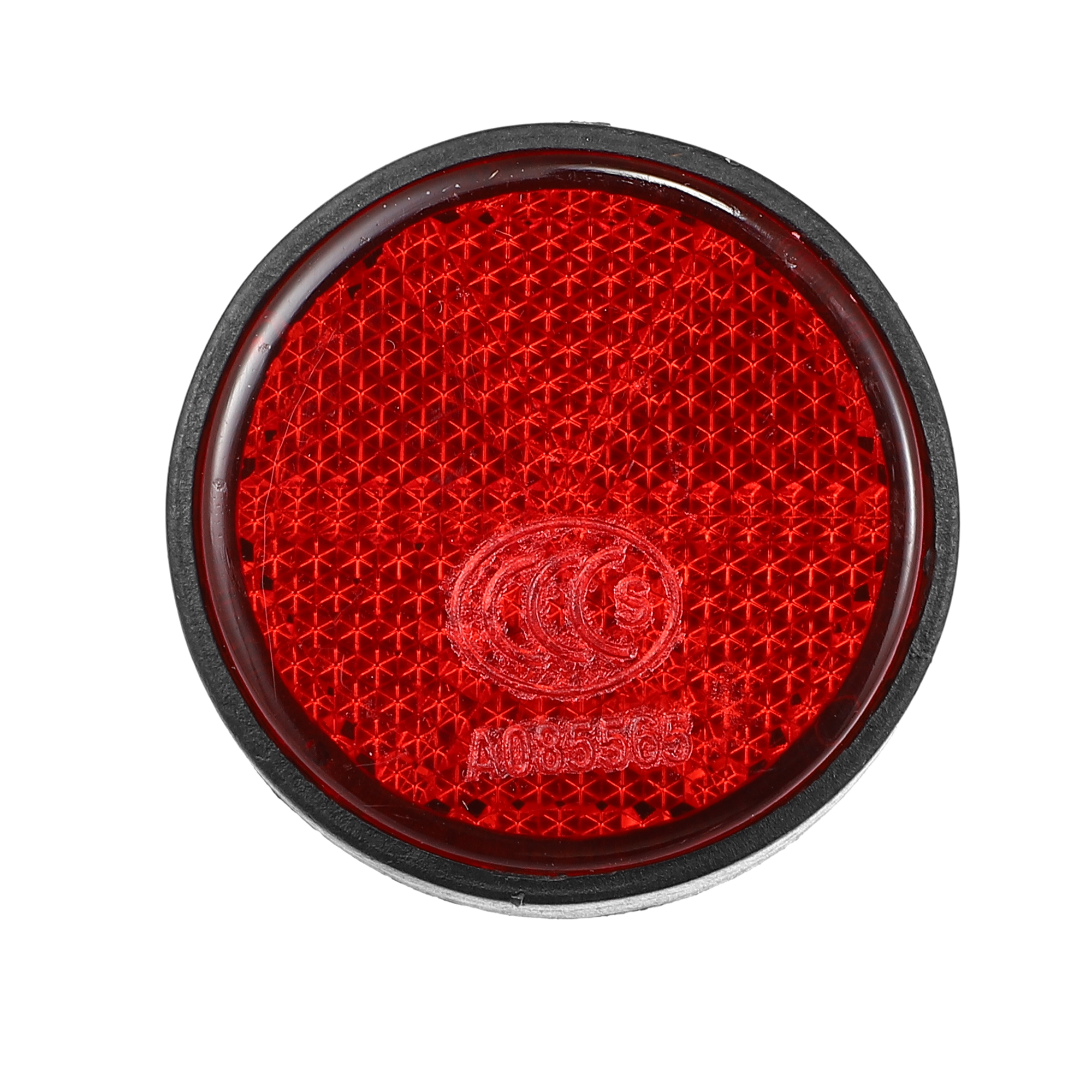 Motoforti 2-4 pcs vordere untere Gabel Reflektor Aufkleber hintere Sattel tasche reflektierende Abdeckung universell rund rot mit 6mm Schraube – Detail 4