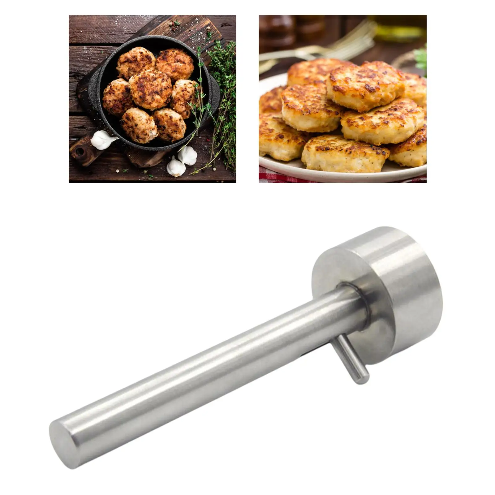 Handheld Meatball Making Tool Multifunctional Homemade Fast Filling Tool Detachable Manual for Household Restaurant Kitchen BBQ