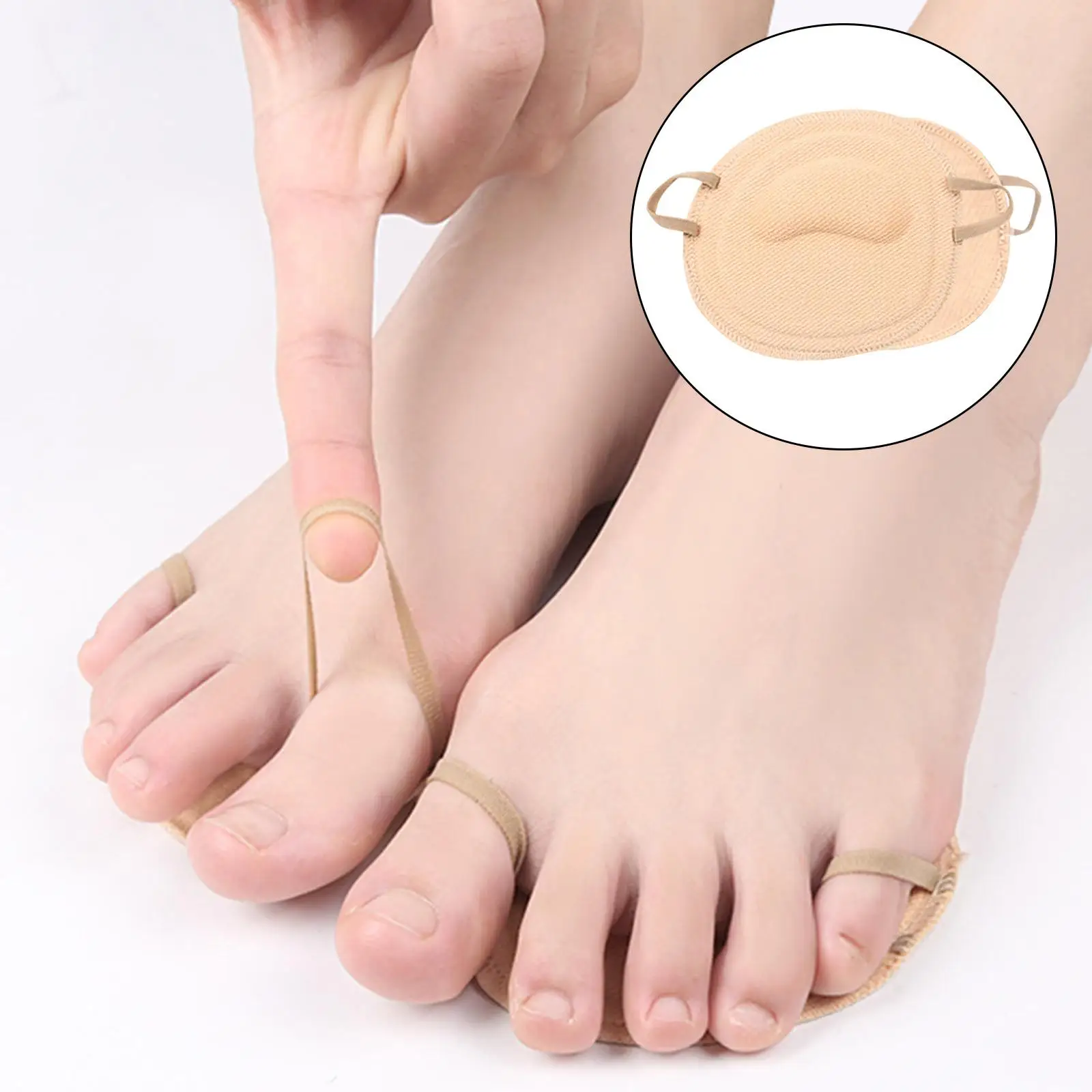 2Pcs Metatarsal Pads Foot Protection Inserts Thickened Insoles Forefoot Pads