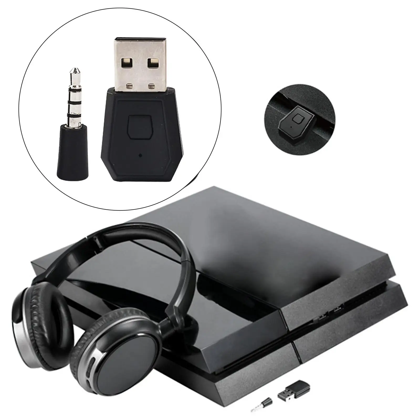 3.5mm USB Audio Converter USB, 4.0 Audio Adapter for Soundbar Speakers Car