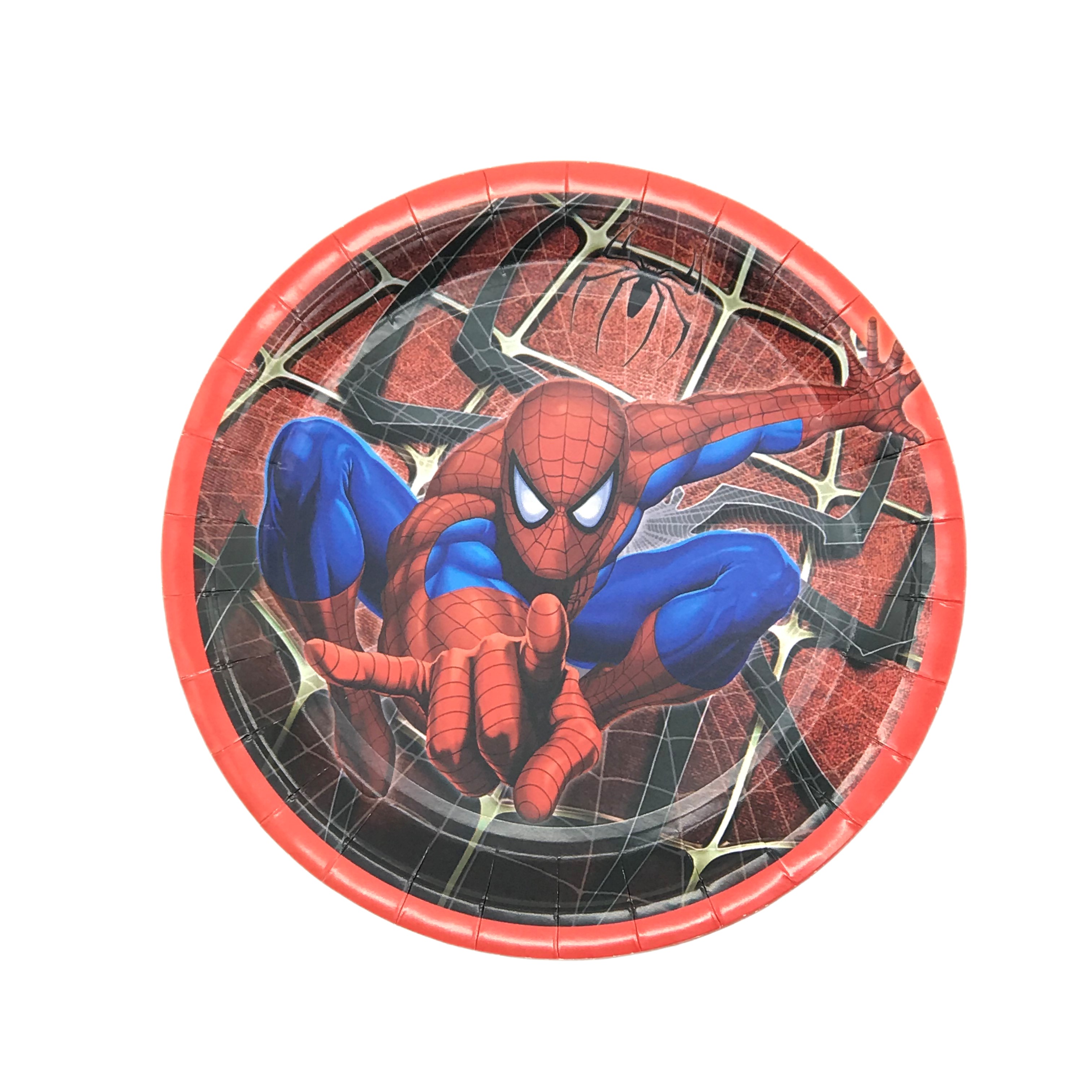 Vajilla desechable de Marvel Spider-Man, suministros de fiesta, platos de  papel, decoración de fiesta de cumpleaños de superhéroes de boda, recuerdo  para niños - AliExpress