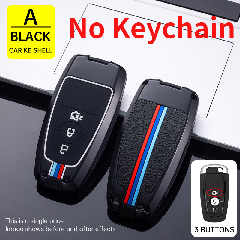 New Black Metal Auto Chiave A Distanza Della Copertura Della Cassa Del Supporto Per Ford Fusion Mustang Explorer F-150 F-250 F-350 2017 2018 Accessori Auto - Scb7779343615430fbd6b2ca45c18f9ca8