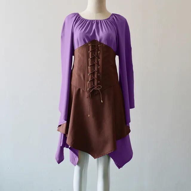 Medieval Dress Corset, Medieval Irish Clothing, Medieval Dress Sleeves
