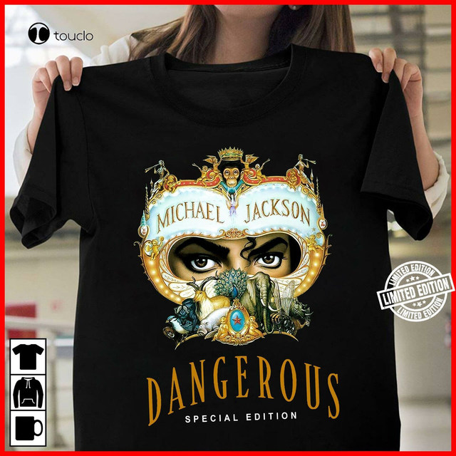 Michael Jackson 'dangerous' T Shirt Vintage Gift For Men Women Funny Tee  Work Shirt - T-shirts - AliExpress