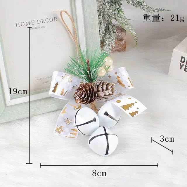 Christmas Bells Cake Topper Accessories Diy Bow Bells Christmas Tree Decorations  Ornaments Christmas Gift Box Packaging - Temu Austria