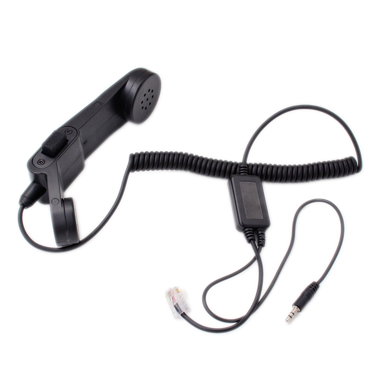 Handheld PTT Mic para YAESU, Comunicação Microfone