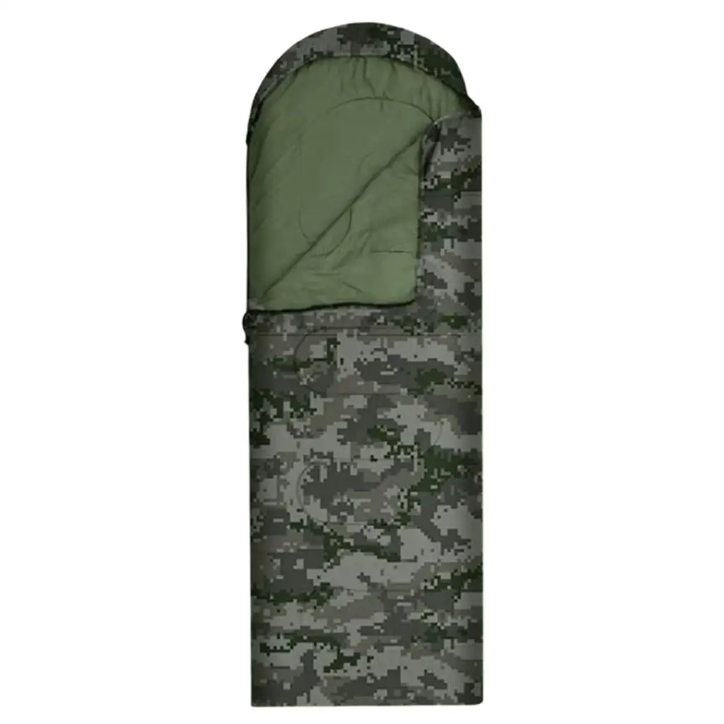 2 Season Single Envelope Sleeping Bag Winter Warm Mat for Outdoor Adventures