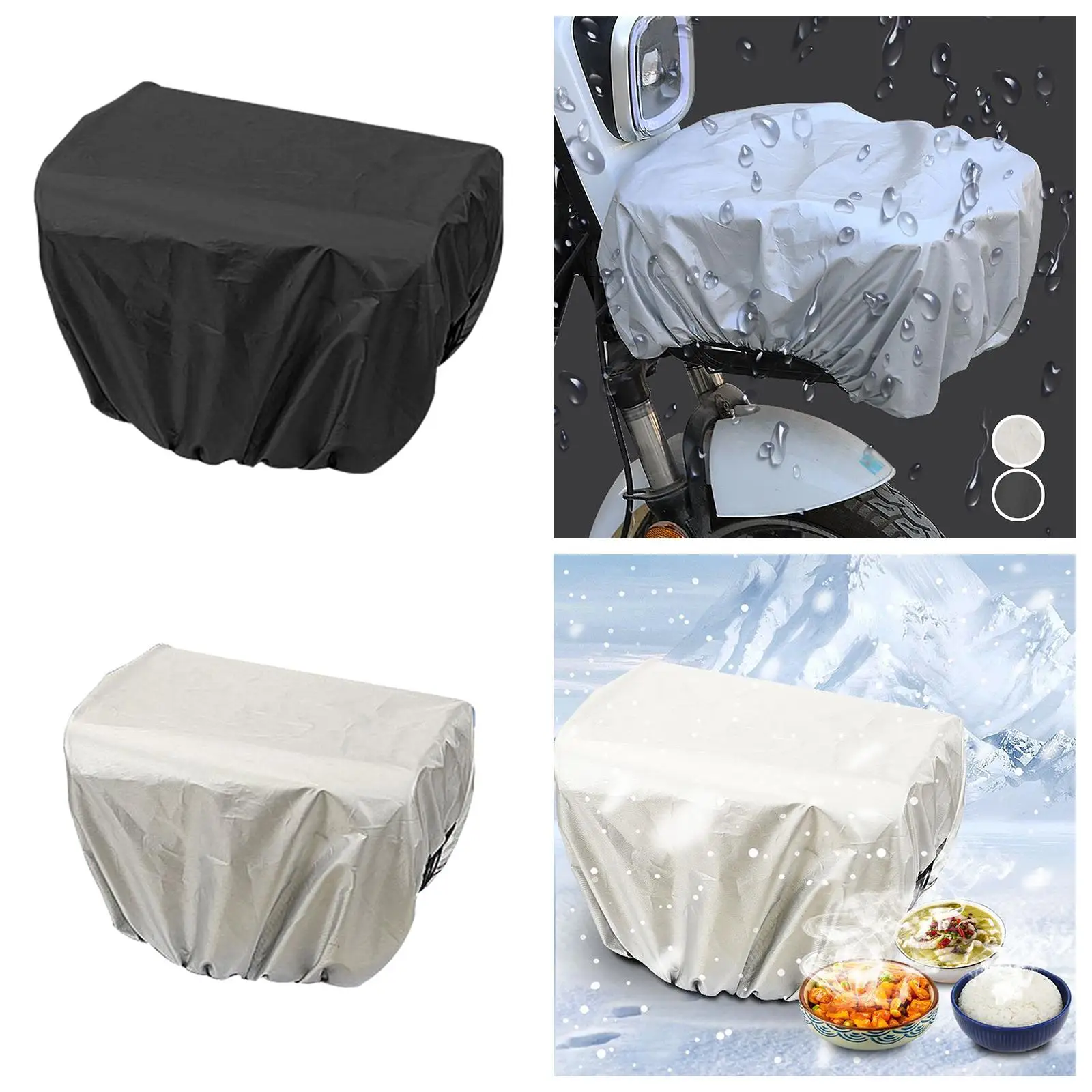 Bike Basket Cover Dustproof for Most Baskets Tricycles Motorcycles