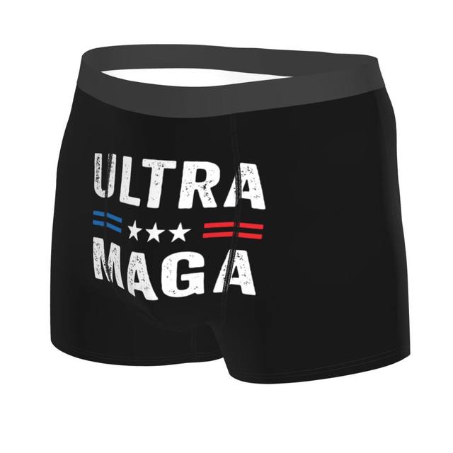 Men's Ultea Maga Boxer Shorts Panties Polyester Underwear America