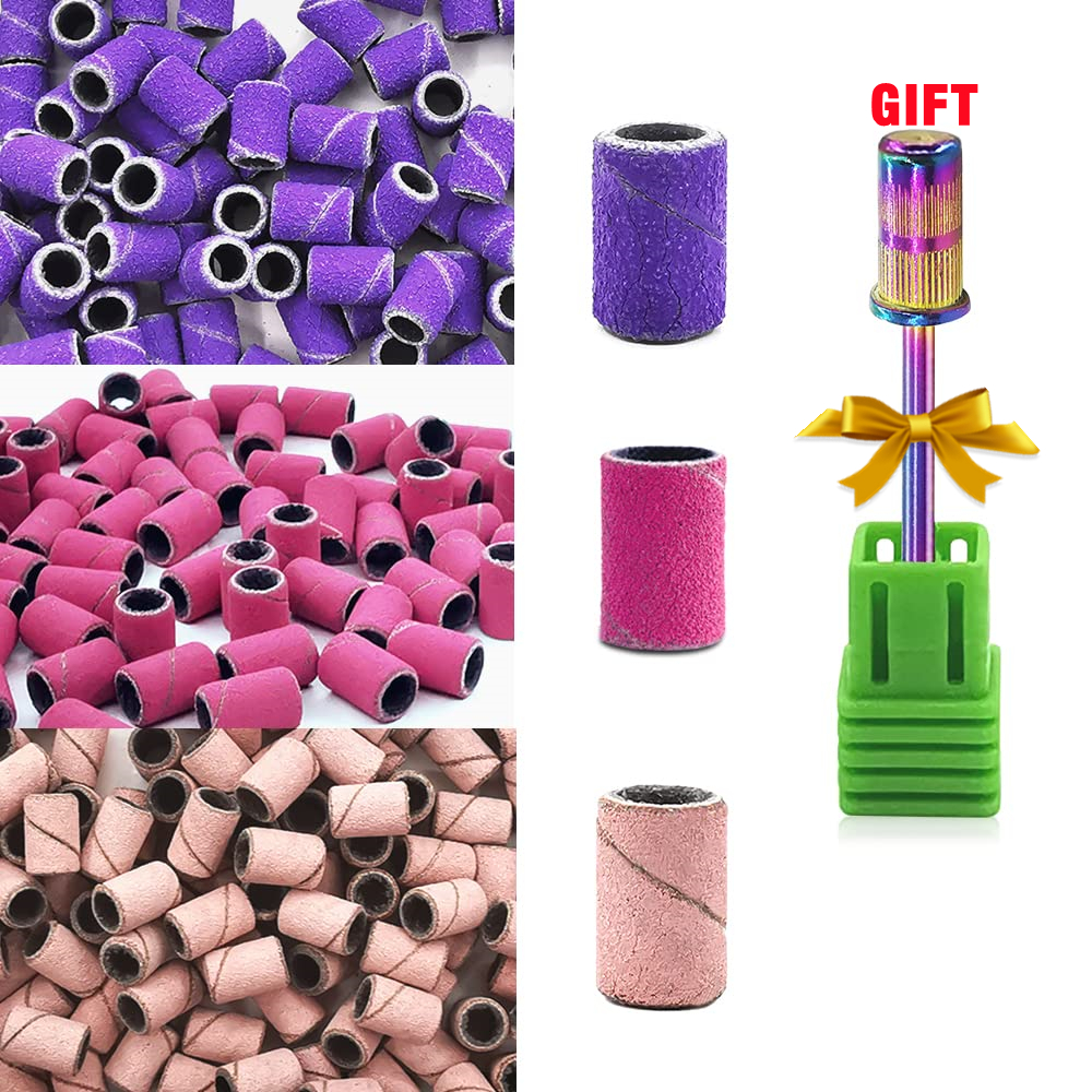 Best of Sanding Bands 50Pcs 3 Colors Efile Sanding Bands #180 Grit Purple, 120 Grit Pink, 240 # Grit Red For Acrylic Nails Drill Reviews & Tips