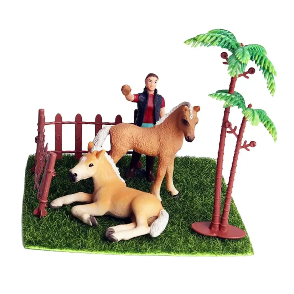 Mini Animal Figure Model Micro Landscape Decoration DIY Accessories Gifts