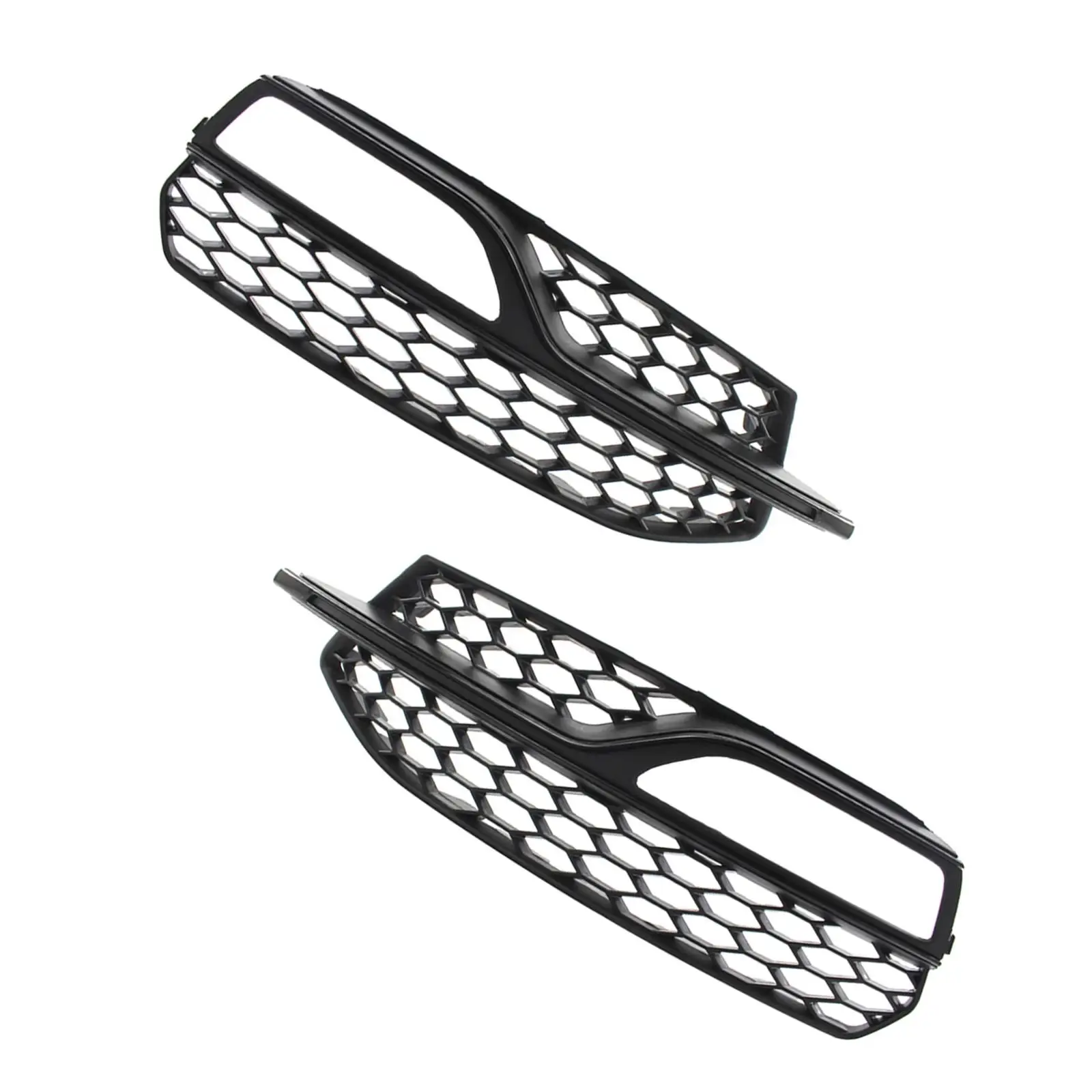 2pcs Front Bumper Fog Light Grilles Cover for A3 S3 13-17 Premium