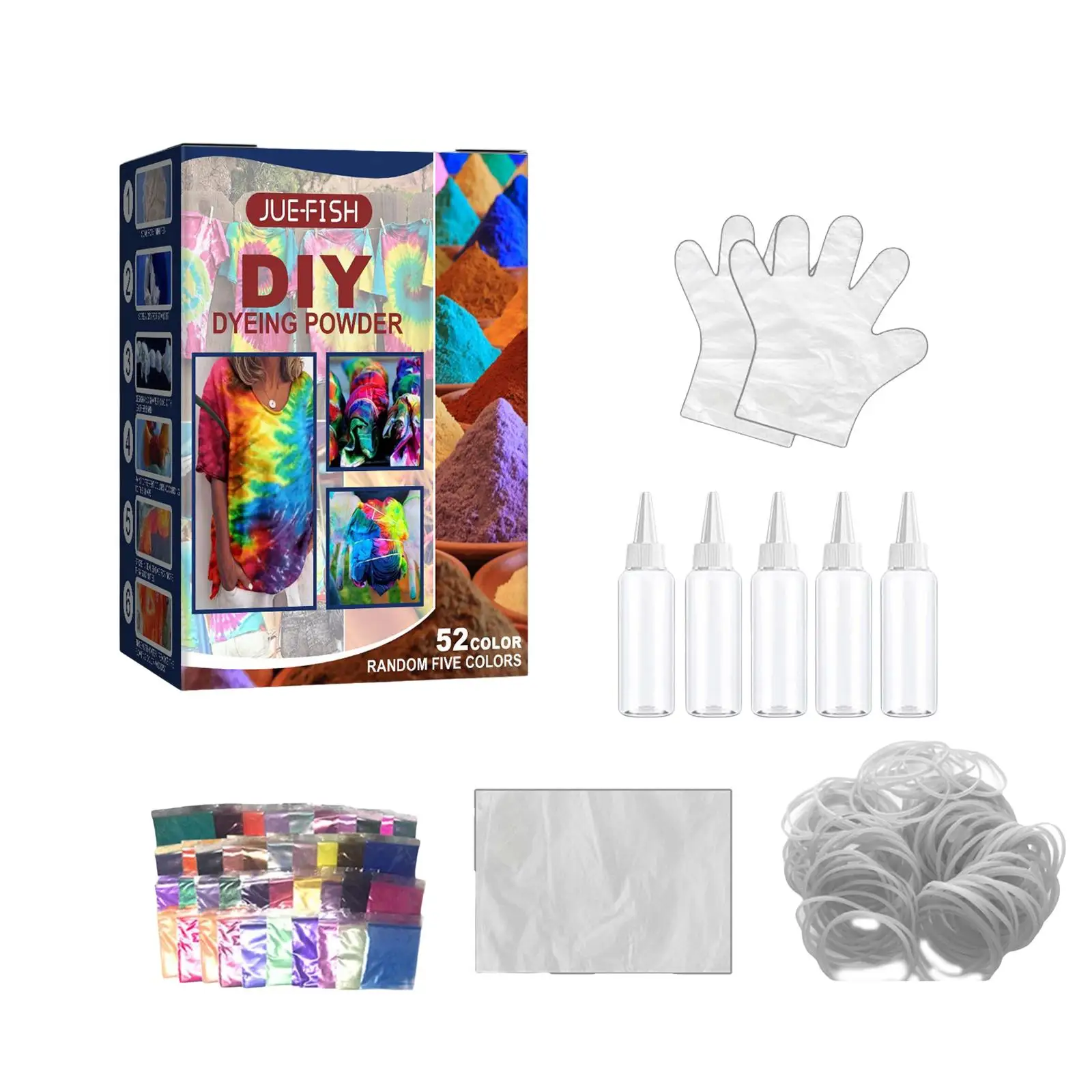 Colourful  Kit ing with Gloves, Rubber Band N   Activity  Creative y for   Clothes