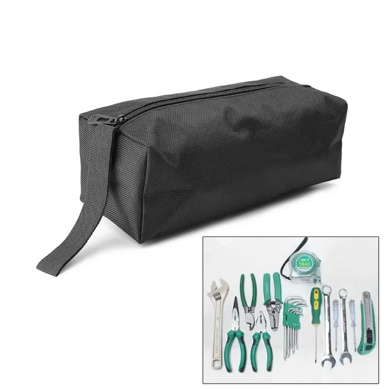 best tool bag Oxford Canvas Tool Bag Zipper Hardware Storage Toolkit Travel Makeup Hand Pouch small tool pouch