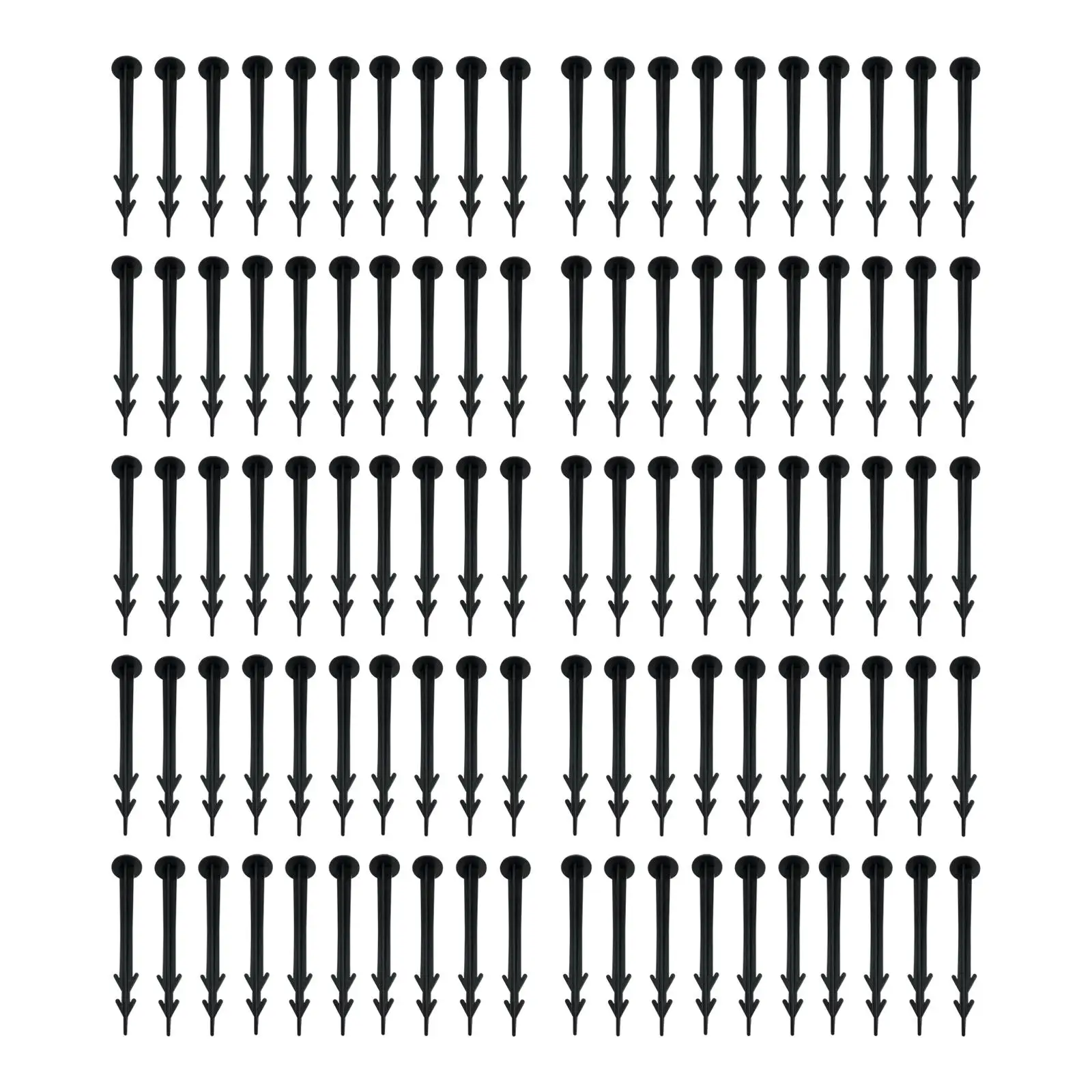 100Pcs Garden Stakes Landscape Nails Anchor Ground Stakes Fixing Anchor Pegs for Fabric Lawn Edging Keeping Garden Netting Down